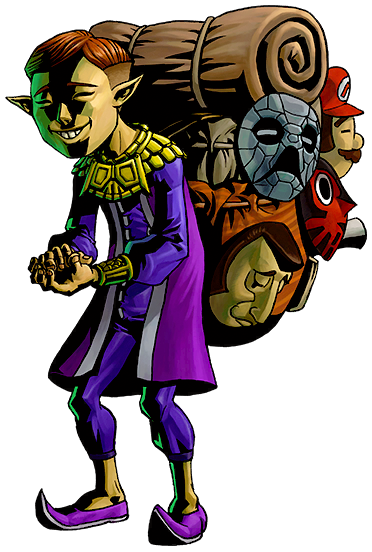 Happy Mask Salesman