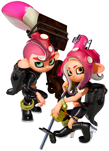Octoling Girl & Octoling Boy